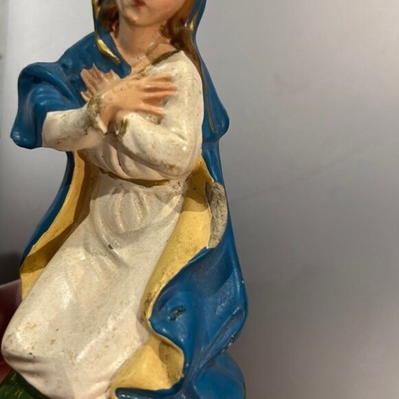 Lot of 5 vintage Nativity figures - Picture 9 of 14